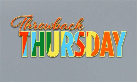 Throwback Thursday Images