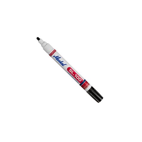 Marker Permanent Industrial Cu Vopsea MARKAL SL 100 Negru Varf Rotund