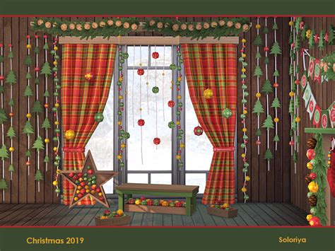 Soloriya's custom content - ***Christmas 2019*** Sims 4 Includes 12 objects....