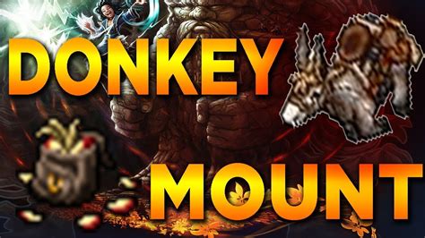 Tibia Como Domar Donkey Youtube