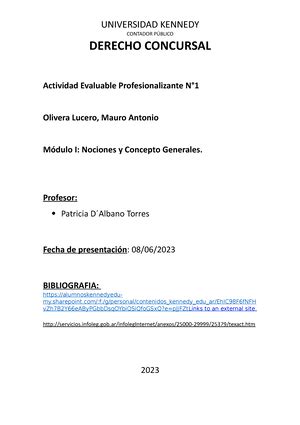 Actividad Evaluable A Derecho Concursal Actividad