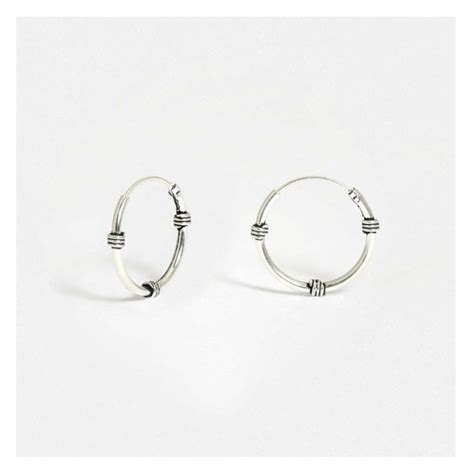 Bali Hoop Earrings 16mm