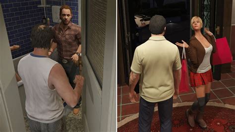 Gta All House Scenes And Dialogues Michael Franklin Trevor