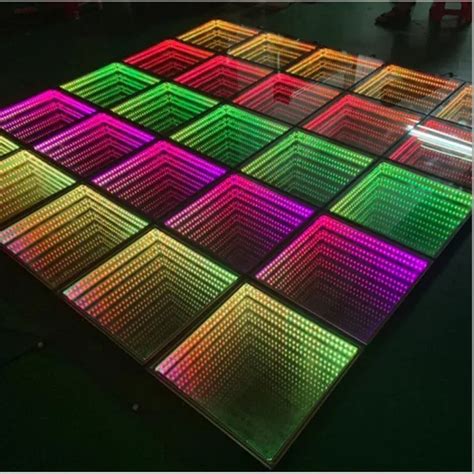 Magnetic LED Dance Floor Wedding Portable 3D Interactive Dance Floor