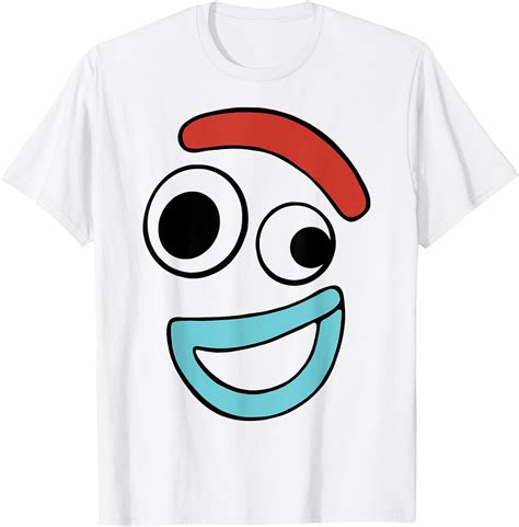 Disney Pixar Toy Story 4 Forky Large Happy Face T Shirt