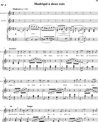 Madrigal Ange Adorable Sheet Music By Charles Gounod Nkoda Free 7 Days Trial