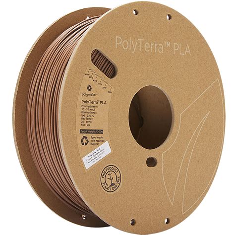 Polyterra Pla Earth Brown Mm Sample D Filaprint