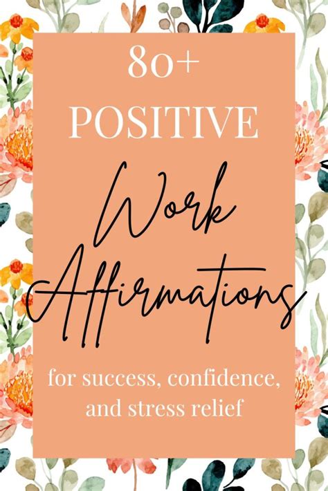 Positive Affirmations For Work Stress Kym Kruse