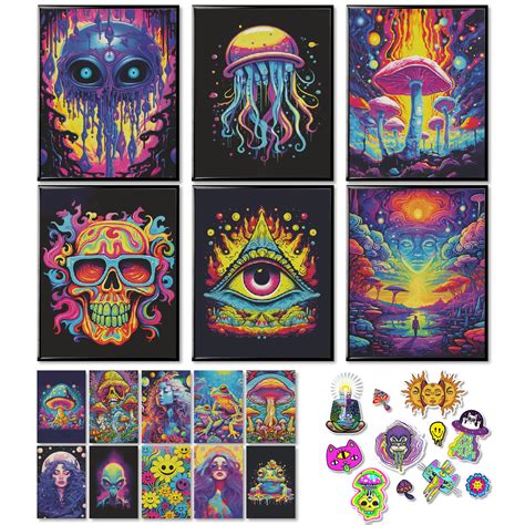 Buy 97 Decor Trippy Room Decor - Trippy for Room Aesthetic, Trippy Wall