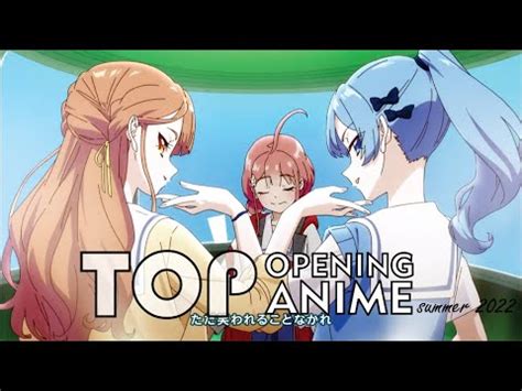 Top Anime Opening Summer Final Ver Youtube