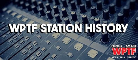 wptf station history fm    wptf