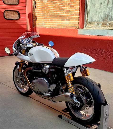 New Triumph Thruxton R Silver Motorcycle In Denver T