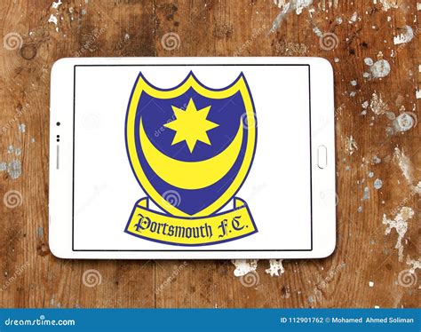 Portsmouth F.C. Football Club Logo Editorial Photography - Image of ...