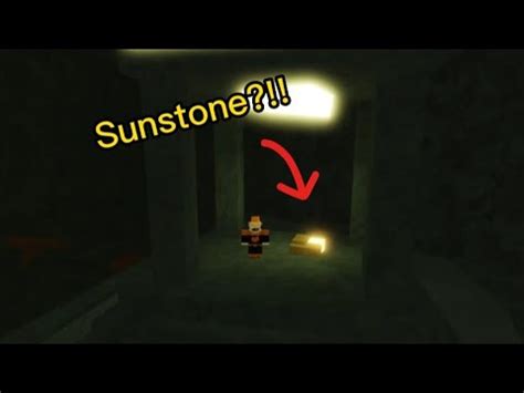 How To Get Sunstone Roblox Refinery Cave Youtube