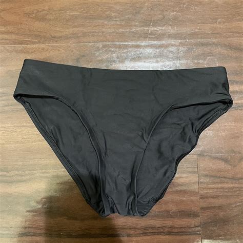 Lululemon Women S Black Bikini And Tankini Bottoms Depop