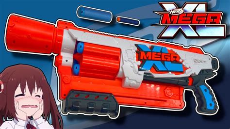 Nerf Mega Xl Boom Dozer Blaster W Mega Xl Whistler Darts