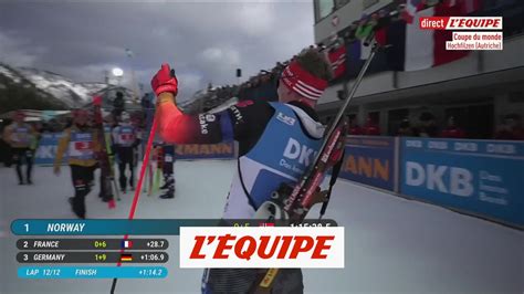 La France E Du Relais D Hochfilzen Derri Re La Norv Ge Biathlon Cm