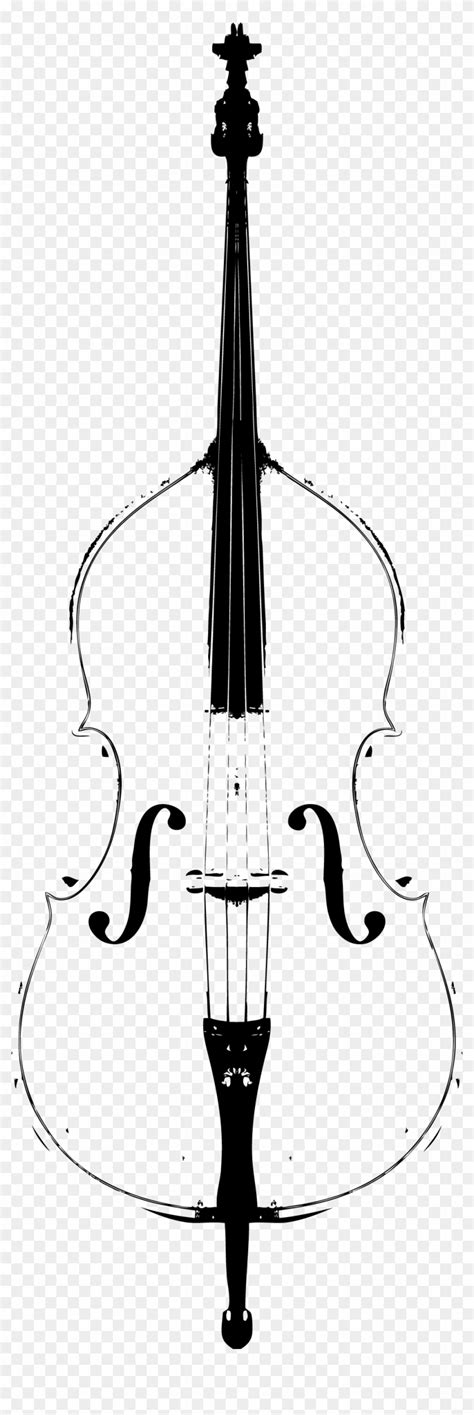 Double Bass Upright Bass Black And White 958x1149 Png Download Clip Art Library