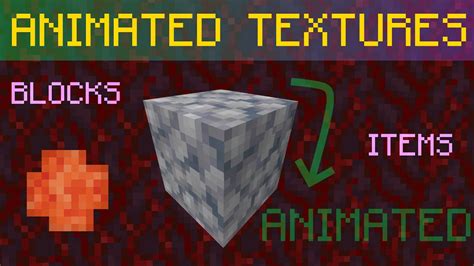 Animated Texture For Blocks And Items Mcreator 2021 1 YouTube