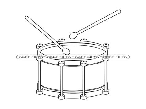 How To Draw A Snare Drum