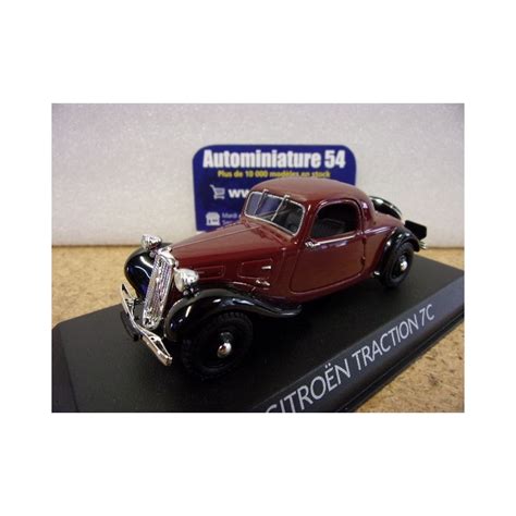 Citroen Traction C Faux Cabriolet Rouge Fonc Amc Norev