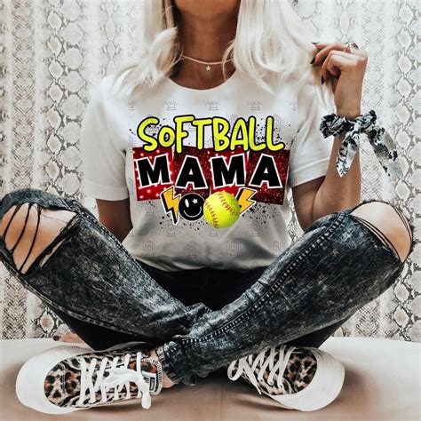 Softball Mom Png Digital Download Softball Png Retro Png Trending