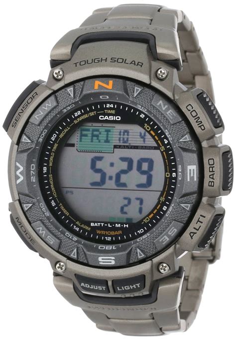 Buy Protrek Tough Solar Pag T Titanium Triple Sensor Wristwatch