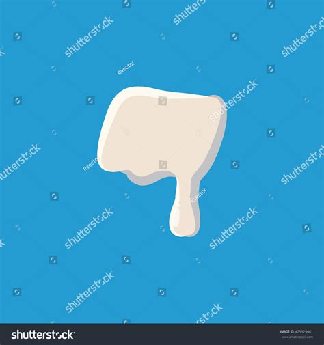 Dash Punctuation Mark Isolated On Baby Stock Vector (Royalty Free ...