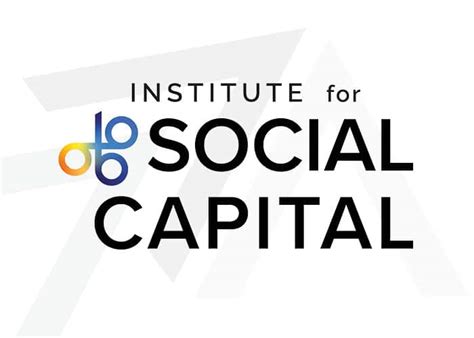 Examples Of Social Capital Institute For Social Capital