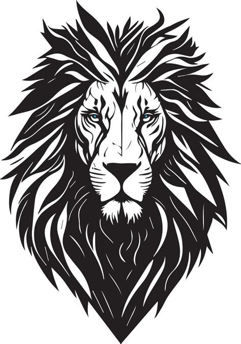 Abstract Detailed Lion Head High Quality Vector File For Tattoo ...