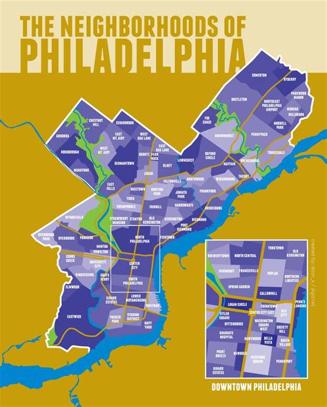 JK|GD Infographics | Philadelphia neighborhoods, Philadelphia