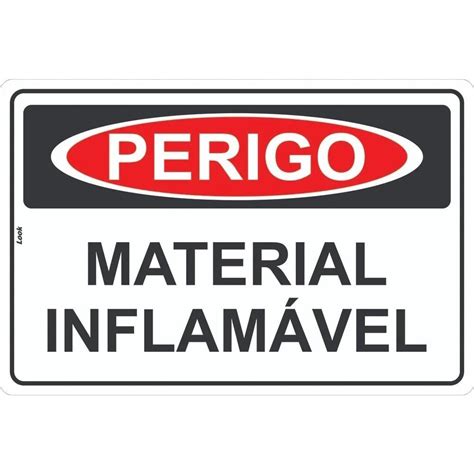 Placa Sinaliza O Perigo Material Inflam Vel Cuidado Submarino