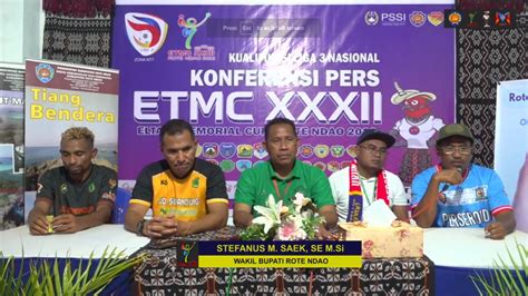 Etmc Xxxii Rote Ndao Ditutup September Dihadiri Gubernur