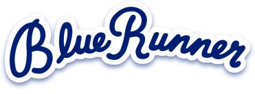 blue runner