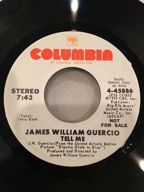 James William Guercio – Tell Me (1973, Vinyl) - Discogs