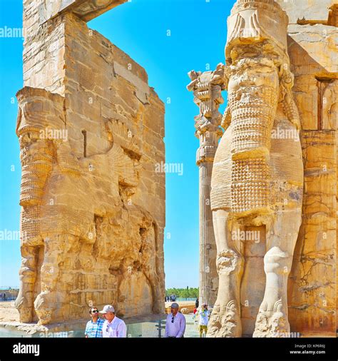 Persepolis Iran October All Nations Gates Xerxes Gate