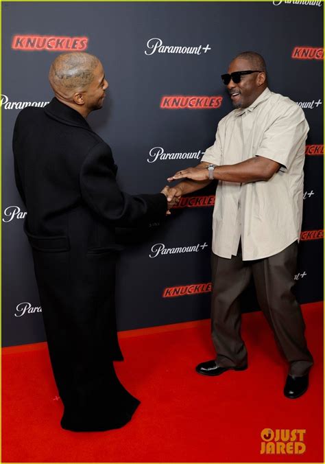 Idris Elba & Kid Cudi Hit the Red Carpet at 'Knuckles' Premiere in ...