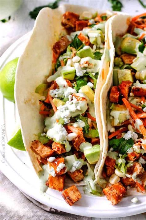 Buffalo Chicken Tacos Stuffed With The Most Incredible Marinated