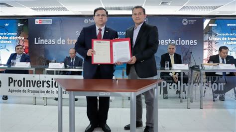 PROINVERSIÓN Suscriben contratos de concesión de cinco proyectos