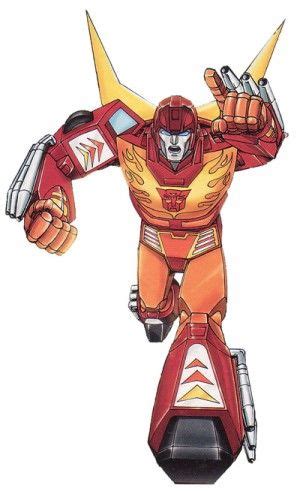 Transformers G1 Hot Rod Cartoon