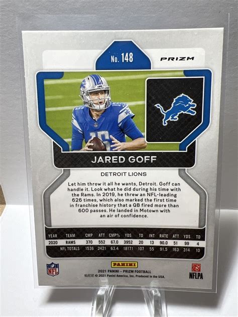 Panini Prizm Red White Blue Prizm Jared Goff For Sale