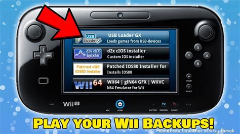 How To Play Your Wii Backups On The Wii U Usb Loader Gx Youtube