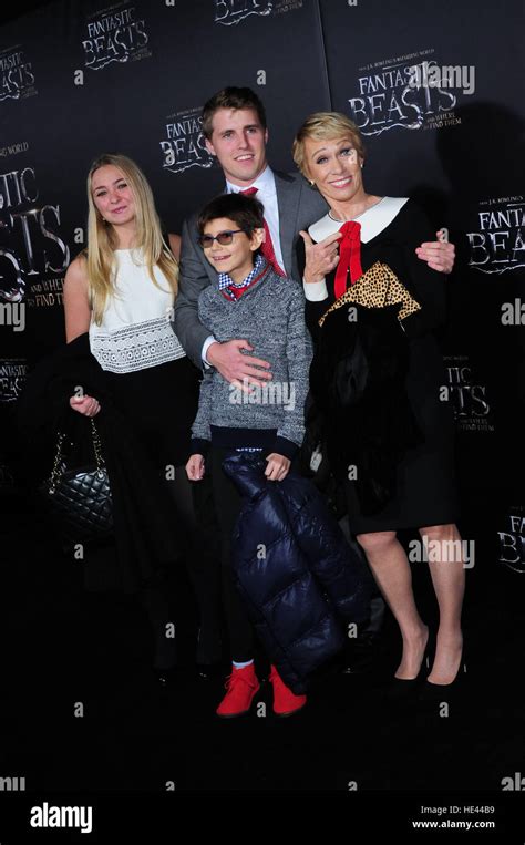 Barbara Corcoran and her family attending the World Premiere of ...