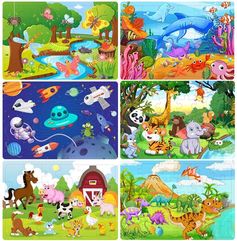 Wooden Jigsaw Puzzles For Kids