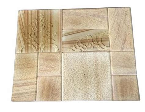 Natural Brown Sandstone Wall Cladding Tile Size 4 X 4 Feet At Rs 100