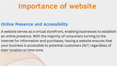 PPT The Importance Of Websites For Business Growth 3 PowerPoint