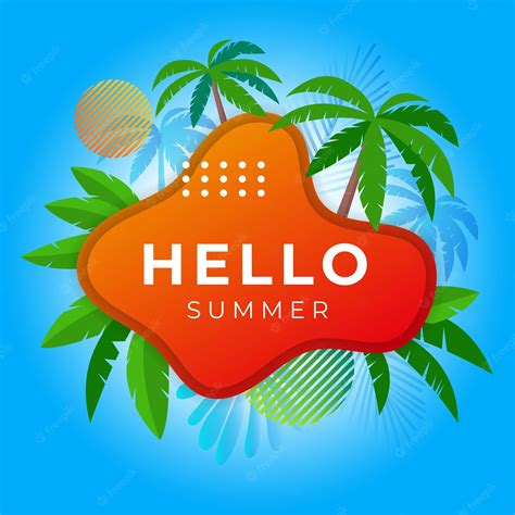 Premium Vector Summer Social Media Banner With Flowers And Tropical Summer Leaf Instagram