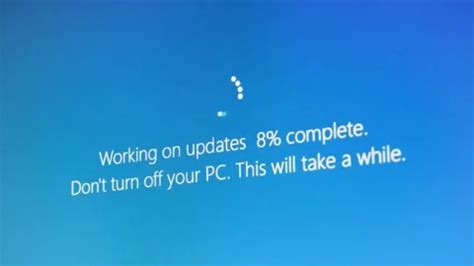 microsoft windows  os update screen ci stock video pond