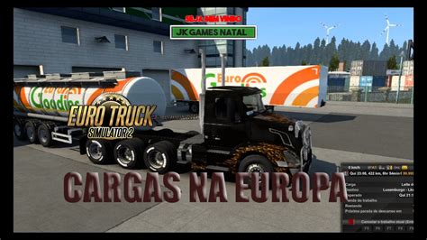 ETS2 CARGAS NA EUROPA PONTEIRO NO TALO VOLVO VLN300 JK GAMES NATAL