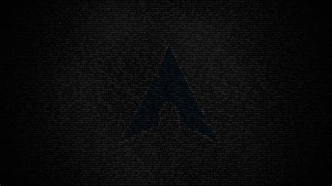 Linux Arch Linux Dark Logo 4K Wallpaper